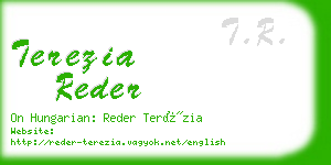 terezia reder business card